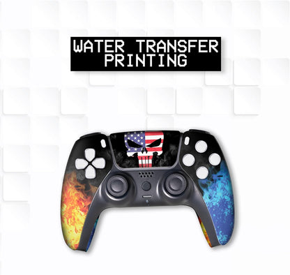 BCB Controller Customised for PS5 Controller Wireless. Original Playstation 5 Controller Compatible with Custom PS5 Remote Control Console. Customized with Permanent Hydro-dip Printing (Not a Skin)