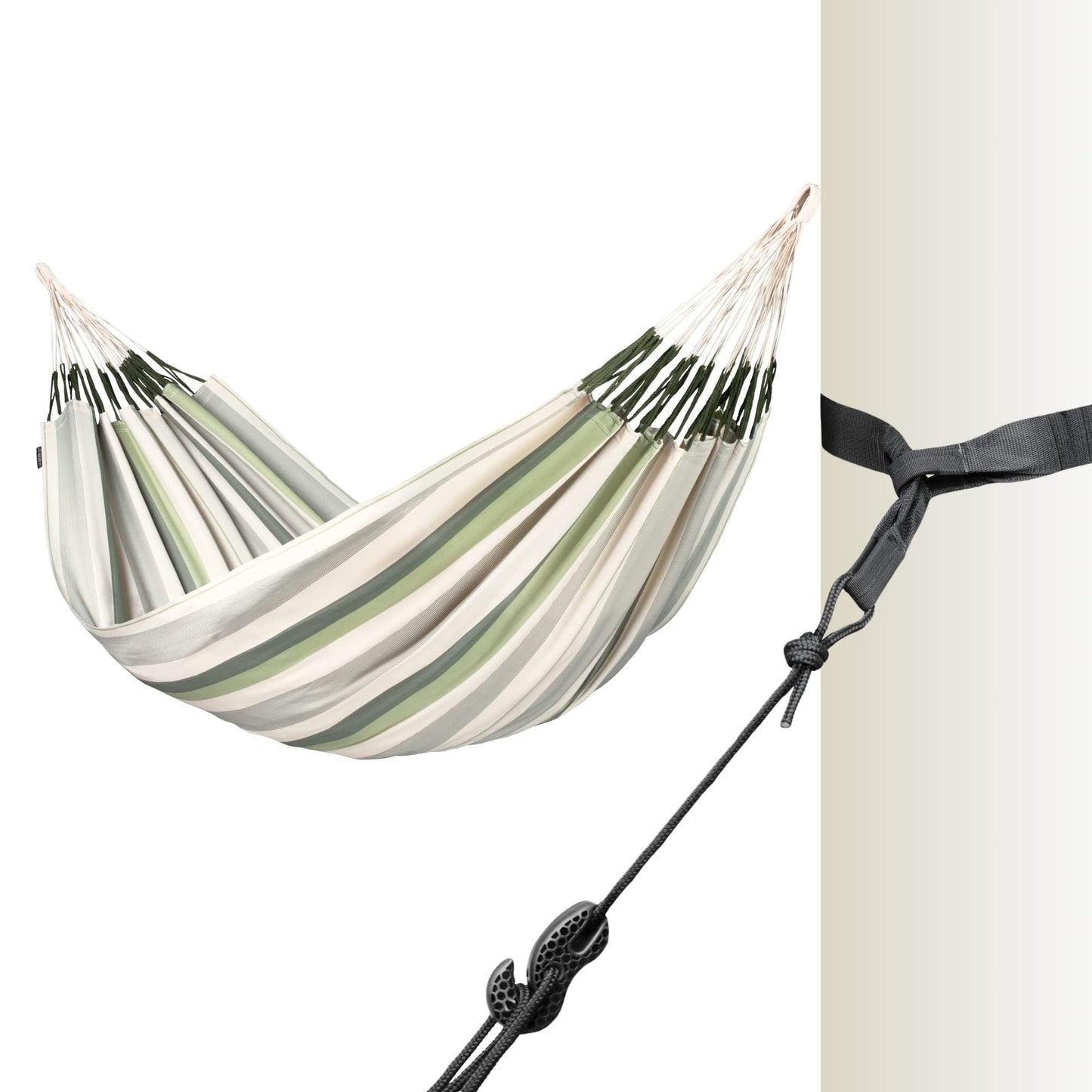 LA SIESTA Brisa classic swing hammock, double (160 cm width), hanging bed suitable for outdoor