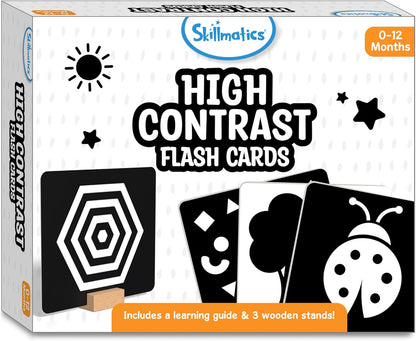 Skillmatics Thick Flash Cards for Toddlers - Letters, Numbers, Shapes & Colours, Montessori Toys & Games, Preschool Learning for Kids 1, 2, 3, 4 Years