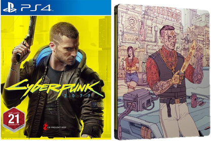 Cyberpunk 2077 with Steelbook - UAE NMC Version - PS4