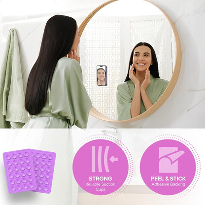 Silicone Suction Phone Case Adhesive Mount, Hands-Free Mobile Accessory Holder back of phone for Selfies and Videos|| Phone cup Gripper Stickers On The Wall