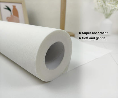 JEBBLAS Washable Kitchen Paper Towel Roll Quick Size Paper Towels 2 Family Rolls=10 Regular Rolls, White Absorbent, Stronge 180 Sheets