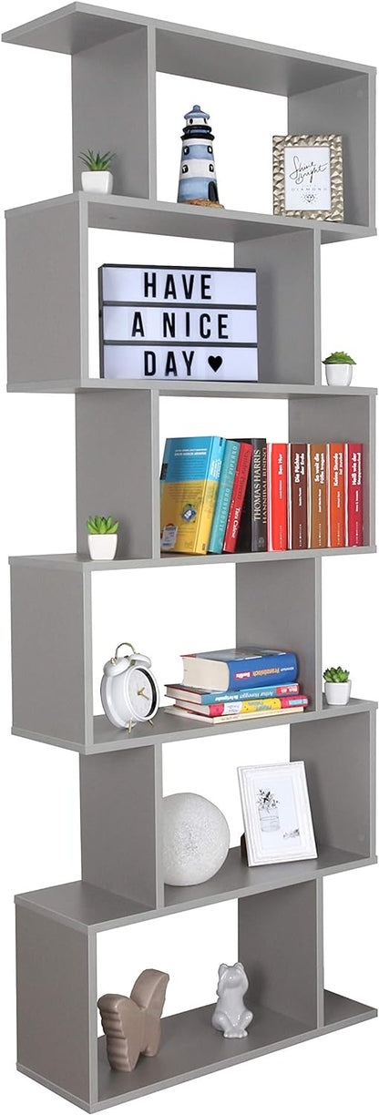 RICOO WM071-WM Shelf 129 x 70 x 25 cm, Standing Shelf, White Matt, Wooden Bookcase, Wall Shelf, Small Shelf, Shelves & Shelves, Narrow Shelf, Office Bookshelves, Small Shelf, Small Office Shelf