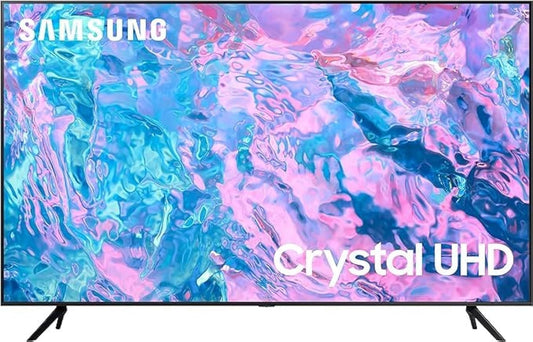 Samsung Smart TV, Crystal UHD, CU7000C, 65 Inch, Black, 2023, UA65CU7000UXMM