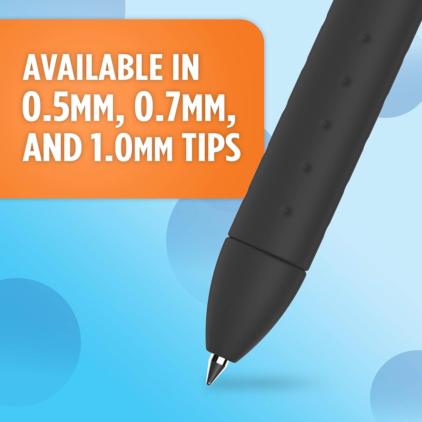 Paper Mate Inkjoy Gel Retractable Pen, 0.7Mm, Ink, Pack Of 14, Assorted (1951636)