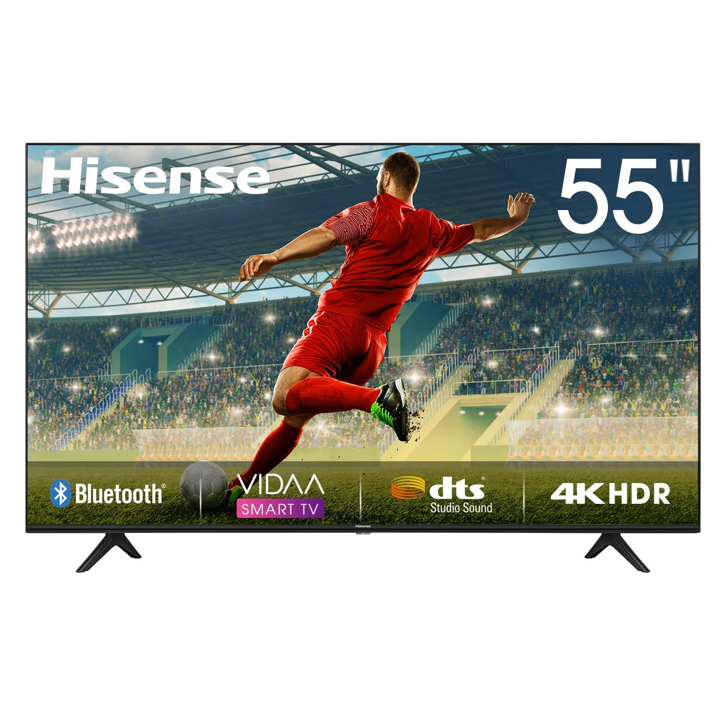 Hisense 50 Inch TV 4K UHD Smart With Dolby Vision YouTube, Netflix, Bluetooth & Wi-Fi Color Black Model - 50A62GS.