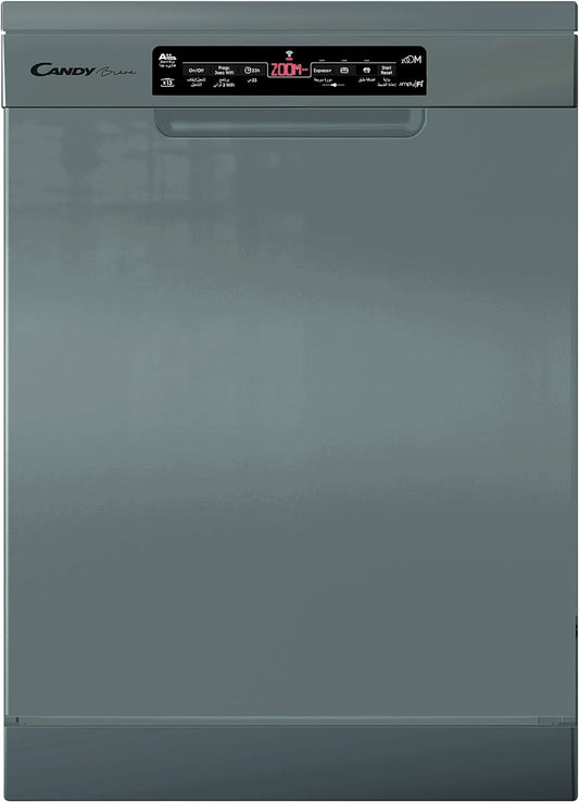 Candy Brava 13 plate settings Dishwaser - Simply fi - ZOOM 39' - RAPID 24'' - Stainless Steel - CDPN 2D360PX-19