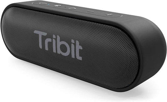 Tribit[Upgraded Version XSound Go 16W 5.0 Bluetooth Speaker with Loud Sound & Rich Bass, 24H Playtime, IPX7 Waterproof, Wireless Stereo Pairing, Type-C, Portable Speaker for Home/Outdoor/Travel Black