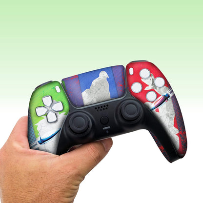 BCB Controller Customised for PS5 Controller Wireless. Original Playstation 5 Controller Compatible with Custom PS5 Remote Control Console. Customized with Permanent Hydro-dip Printing (Not a Skin)