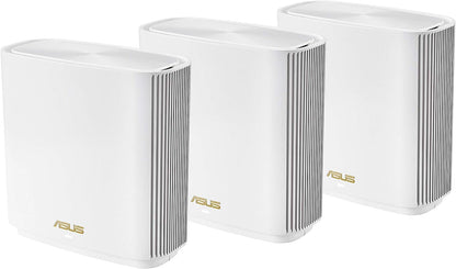 ASUS ZenWiFi XT9 AX7800 Tri-Band WiFi 6 Mesh WiFi System, 802.11ax, up to 5700 sq ft & 6+ rooms, AiMesh, Lifetime Free Internet Security, Parental Controls, Easy Setup, 2.5G WAN port