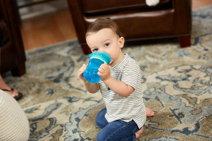 The First Years Teethe Around Sensory Trainer Sippy Cup, Pink