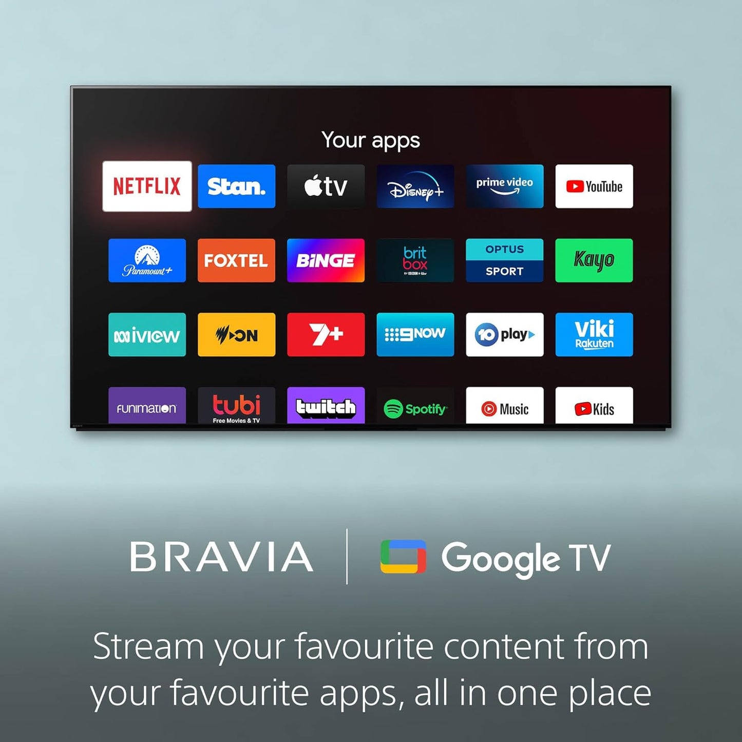 Sony BRAVIA 55 Inch TV 4K UHD LED Smart Google TV - KD-55X80L (2023 Model) - UAE Version