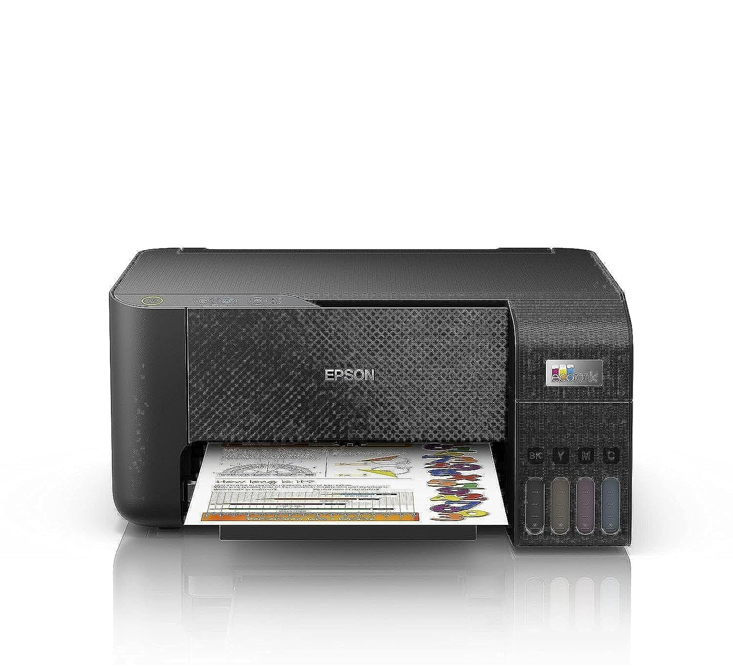 Epson Ecotank L3210 Home Ink Tank Printer A4, Colour, 3 In 1 Printer, Black, Compact - CaveHubs