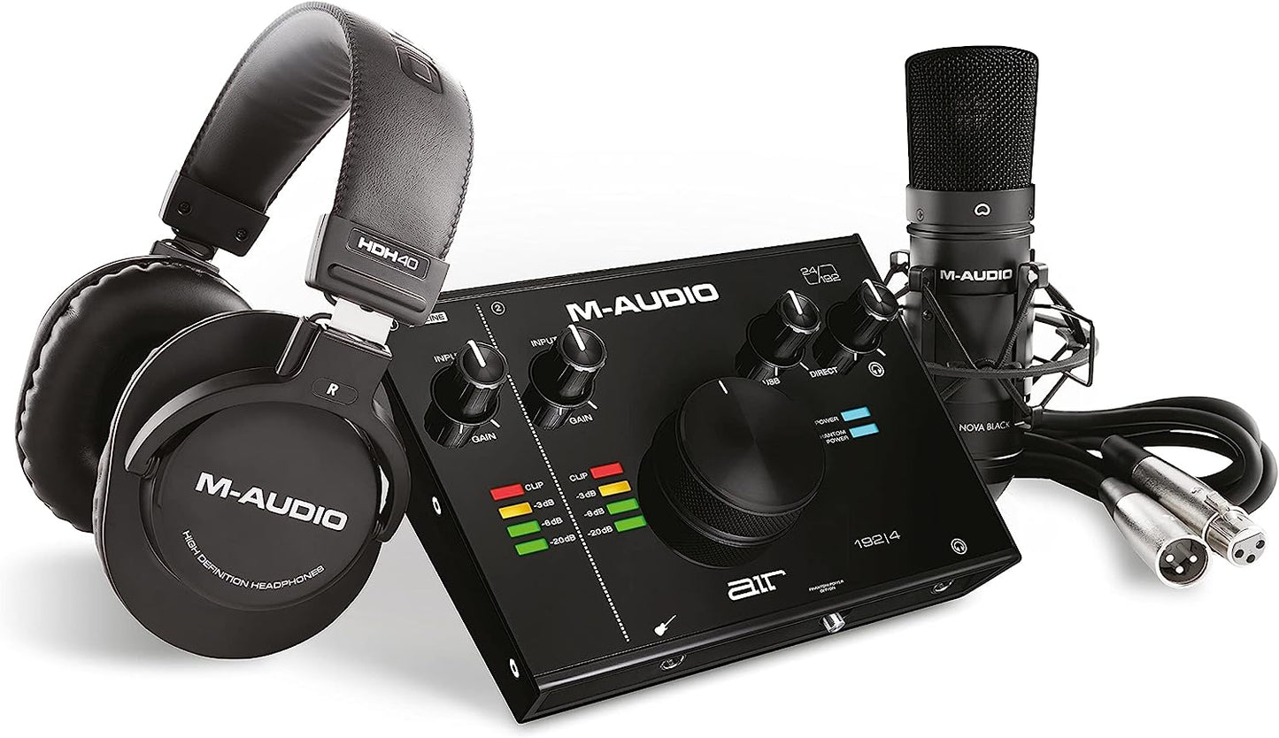 M-Audio Air 192|4 — 2-In/2-Out USb Audio Interface With Recording Software From Protools & Ableton Live, PlUS Studio-Grade Fx Virtual Instruments