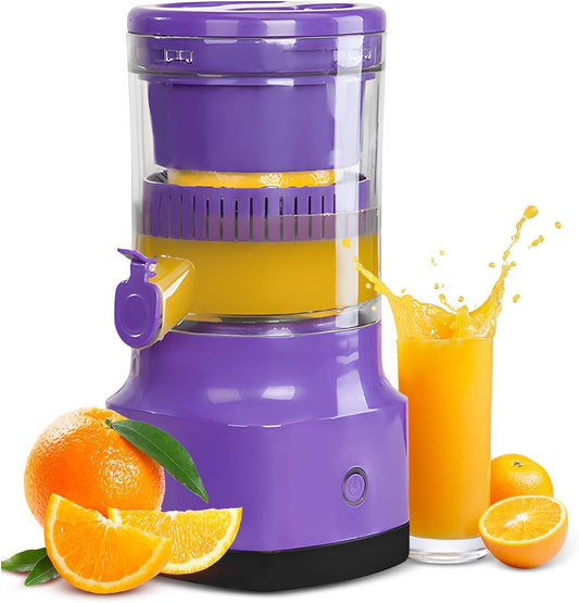 Fawoonu Electric Citrus Juicer USB High Juice Yield Automatic Cordless Orange Juicer Squeezer One Touch Operation Portable Juicer for Orange Lemon Grapefruit