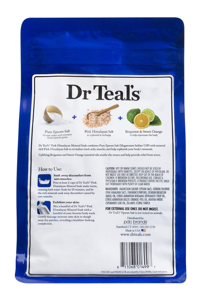 Dr Teal'S Epsom Relax Salt And Relief With Eucalyptus Spearmint, 1.36 KilogRAM