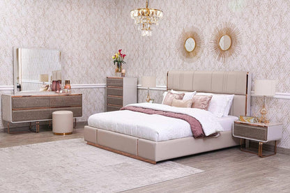 PAN Home WILMINGTON 6 PC BEDROOM SET 180X200 CM