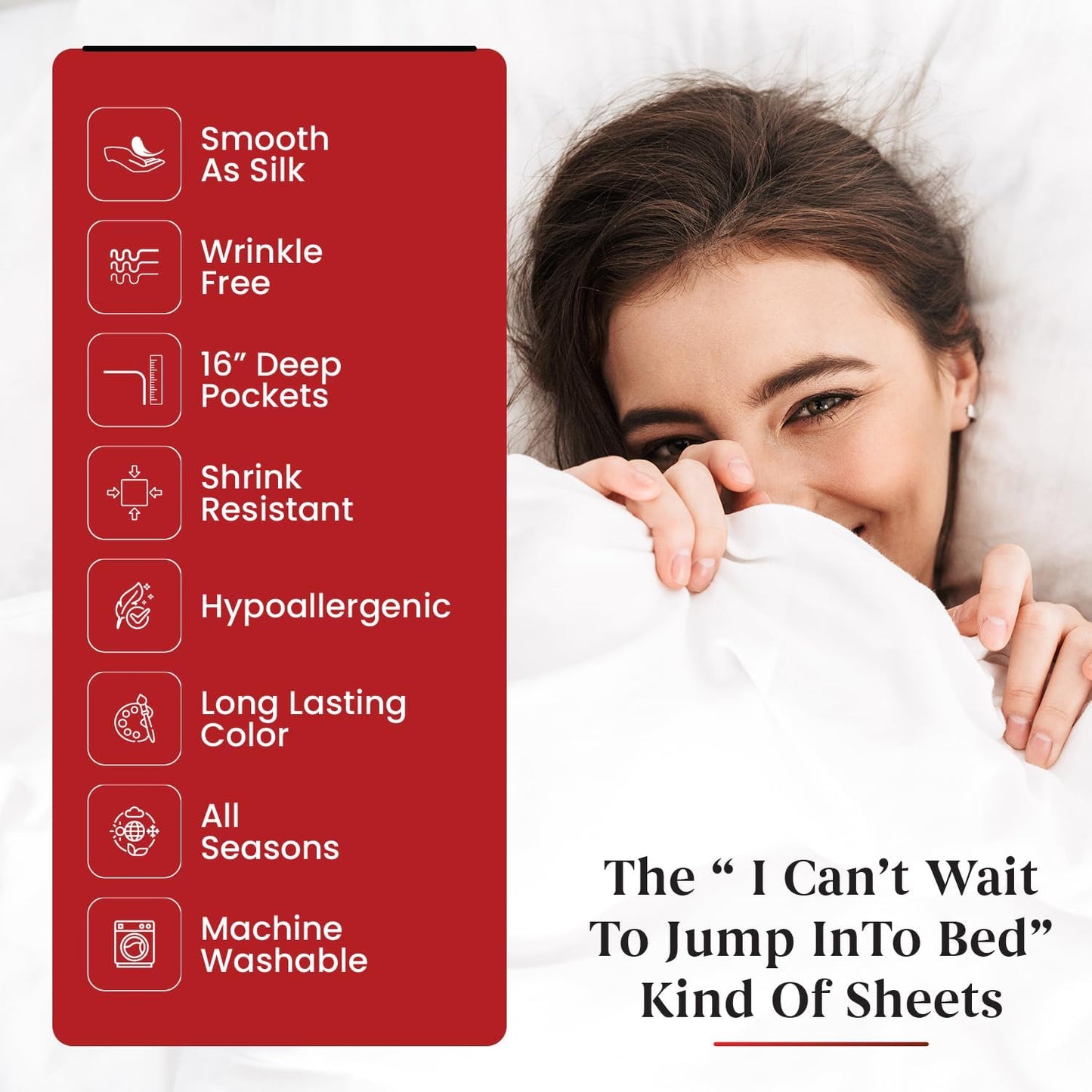 Premium Beige King Sheets Set - 1800 TC Series 4 Piece Bed Sheets - Soft Brushed Microfiber Fabric - 16 Inches Deep Pockets Sheets Wrinkle Free & Fade Resistant by Infinitee Xclusives