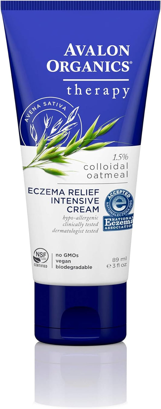 AVALON Eczema Relief Intensive Cream, 3 Oz