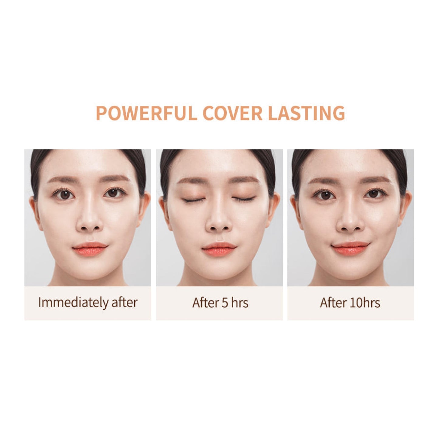 TERRAZEN Korean Face Makeup Foundation Cream 30ml Light Beige for Fair to Light Skin - Beauty Liquid Full Coverage Long Lasting Base with Natural Matte Finish Weightless