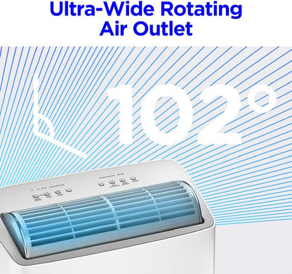 Midea Portable Air Conditioner 1 ton THE COOL BOX, Rotary Compressor, Mobile Air Conditioner for Home&Office&Car&Camping, WIFI Control, Powerful Cooling, 5-Year Full Warranty, No Installation Required