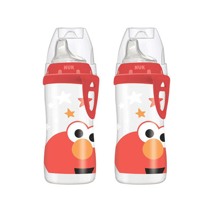 NUK Active Sippy Cup, 10 oz, 2 Pack, 12+ Months, Timeless Collection, Amazon Exclusive