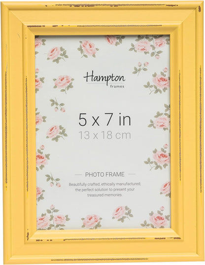 Hampton Frames NEW ENGLAND Solid Oak Wood Photo Frame (Double 5x7 (13x18cm)), natural