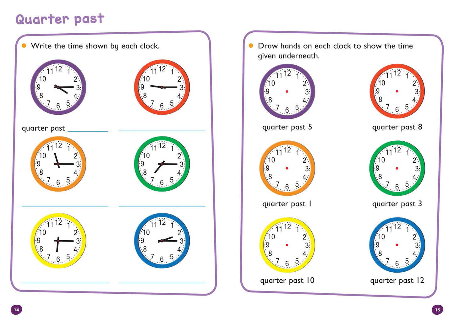 Telling the Time Wipe Clean Activity Book: Ideal for Home Learning