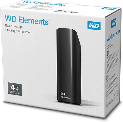 Western Digital WD 18TB Elements Desktop Hard Drive HDD, USB 3.0, Compatible with PC, Mac, PS4 & Xbox WDBWLG0180HBK EESN, Black