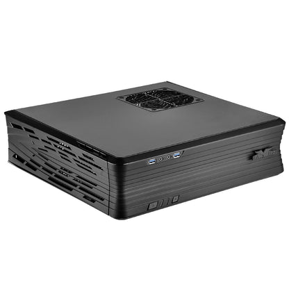 SilverStone Technology Gaming Slim Computer Case for Mini-Itx with Integrated RGB Lighting Cases (SST-RVZ03B-USA)