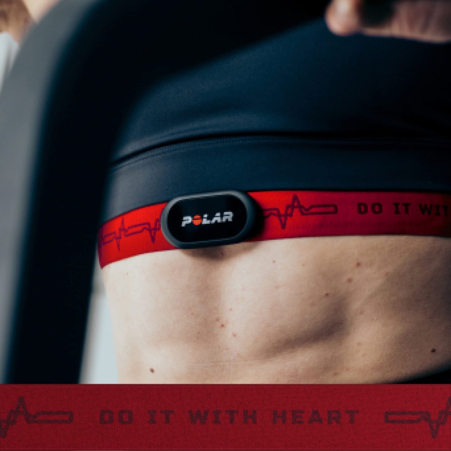 Polar H10 Heart Rate Monitor – ANT+, Bluetooth - Waterproof HR Sensor with Chest Strap - Built-in memory, Software updates - Works with Fitness apps, Cycling computers, Black, M-XXL