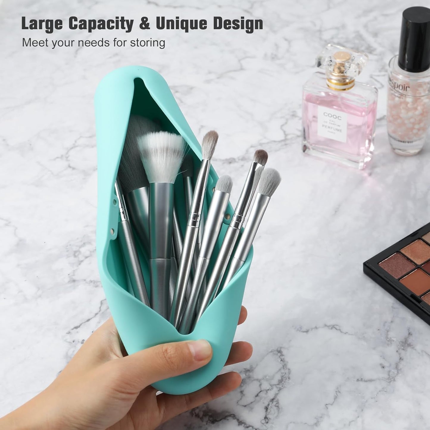 FERYES Travel Makeup Brush Holder