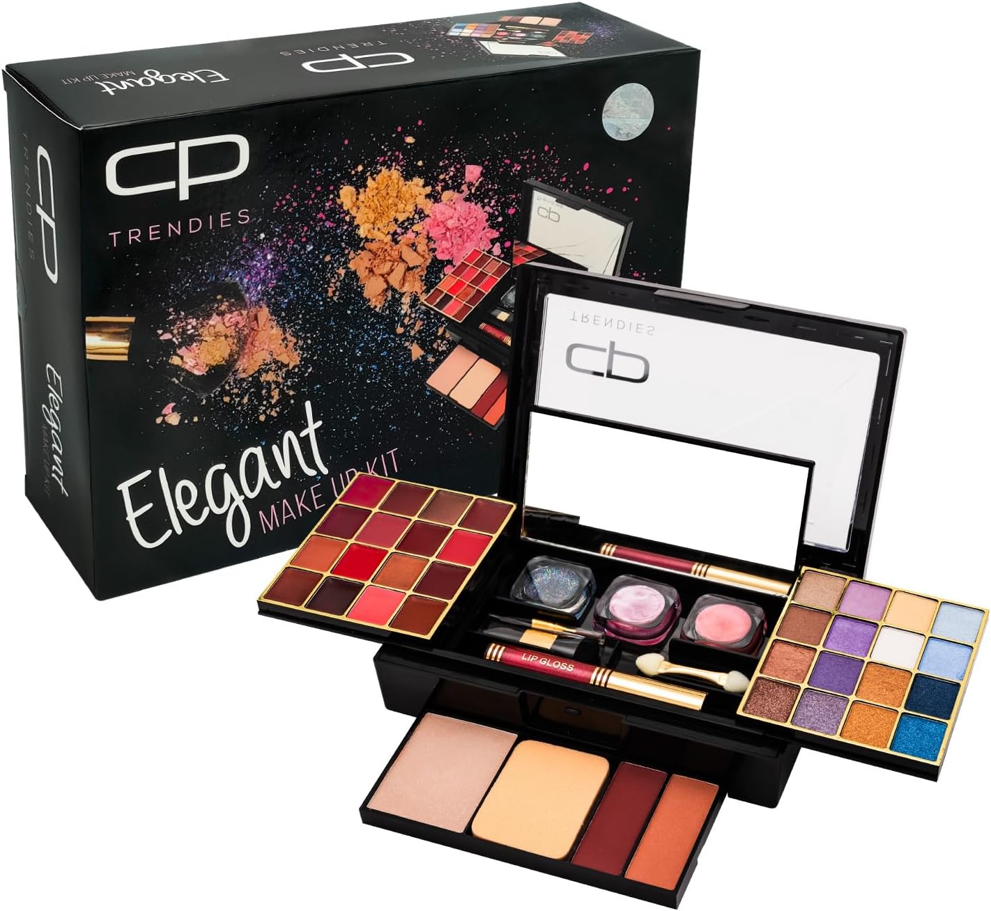 CP TRENDIES Makeup Kit 92 – STUNNING BEAUTY - Ultimate Color - Gift Set for Women/Girls | All-in-one Makeup Kit