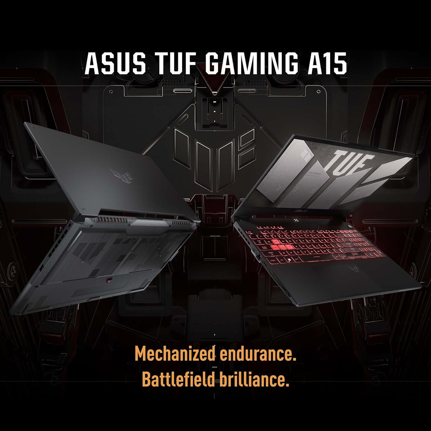 AsUS Tuf Dash A15 Gaming Fa507Rc-Hn018W (Jaeger Gray) Laptop, R7-6800H 16Gb 512Gb Ssd, Nv Rtx3050, Win11 Home, 15.6" Fhd 1920X1080 16:9 144Hz, Hd Webcam, Backlit-Rgb-Eng-Arb-Kb (Upgraded) - CaveHubs