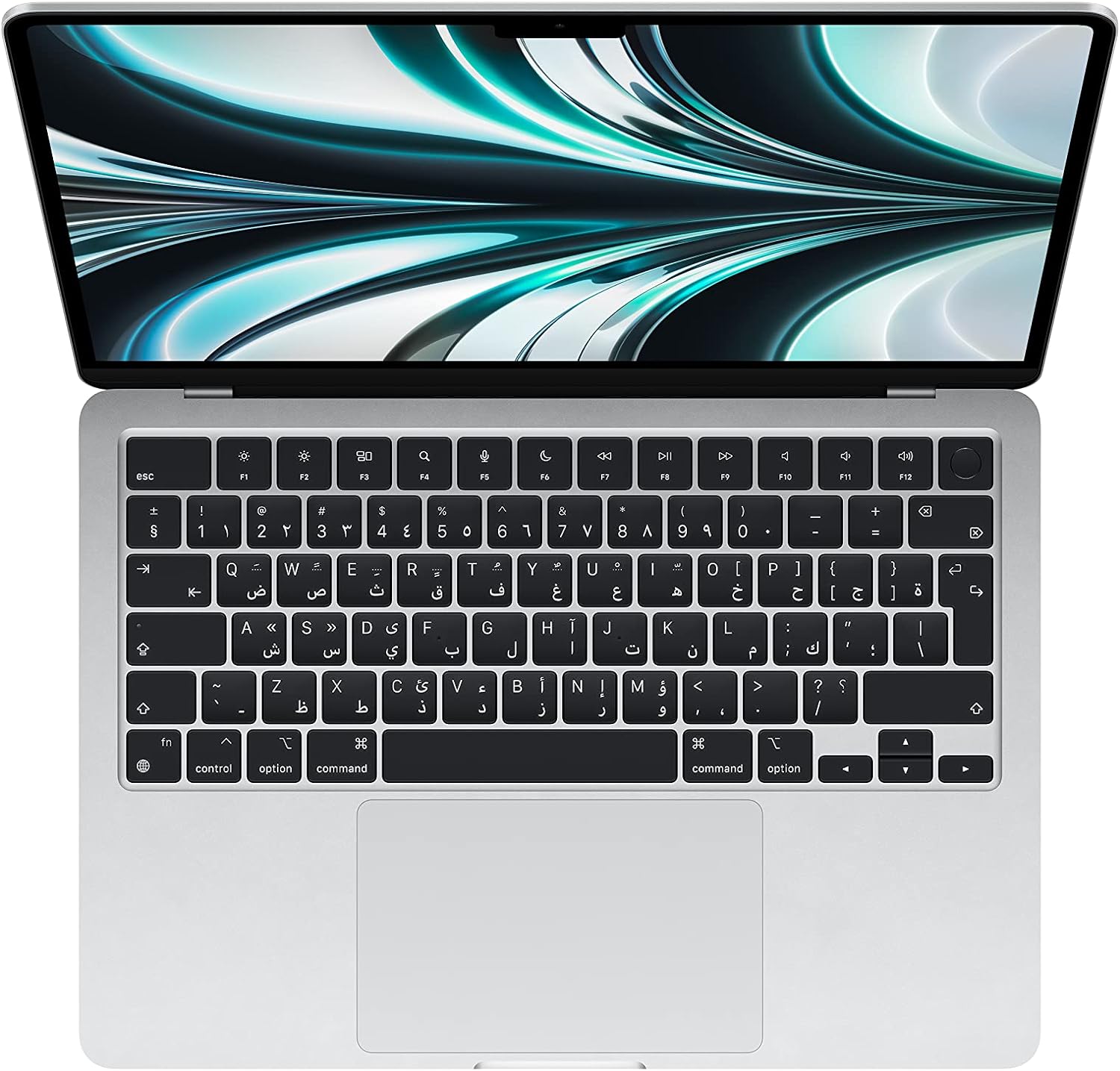 Apple 2022 MacBook Air laptop with M2 chip: 13.6-inch Liquid Retina display, 8GB RAM, 256GB SSD storage, 1080p FaceTime HD camera. Works with iPhone and iPad; Space Grey; Arabic/English - CaveHubs