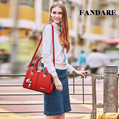 FANDARE Ladies Top-handle Bags Handbags for women Shoulder Crossbody bag