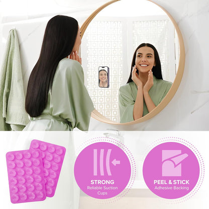 Silicone Suction Phone Case Adhesive Mount, Hands-Free Mobile Accessory Holder back of phone for Selfies and Videos|| Phone cup Gripper Stickers On The Wall