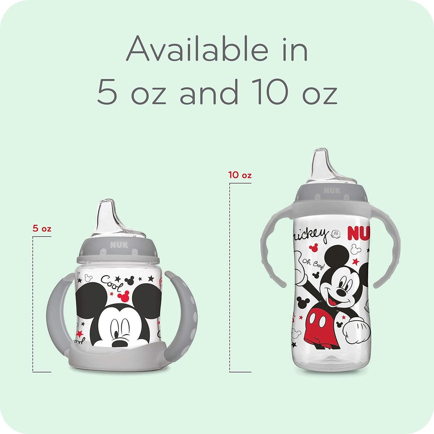 NUK Disney Large Learner Sippy Cup, Minnie Mouse, 10 Oz 1Pack