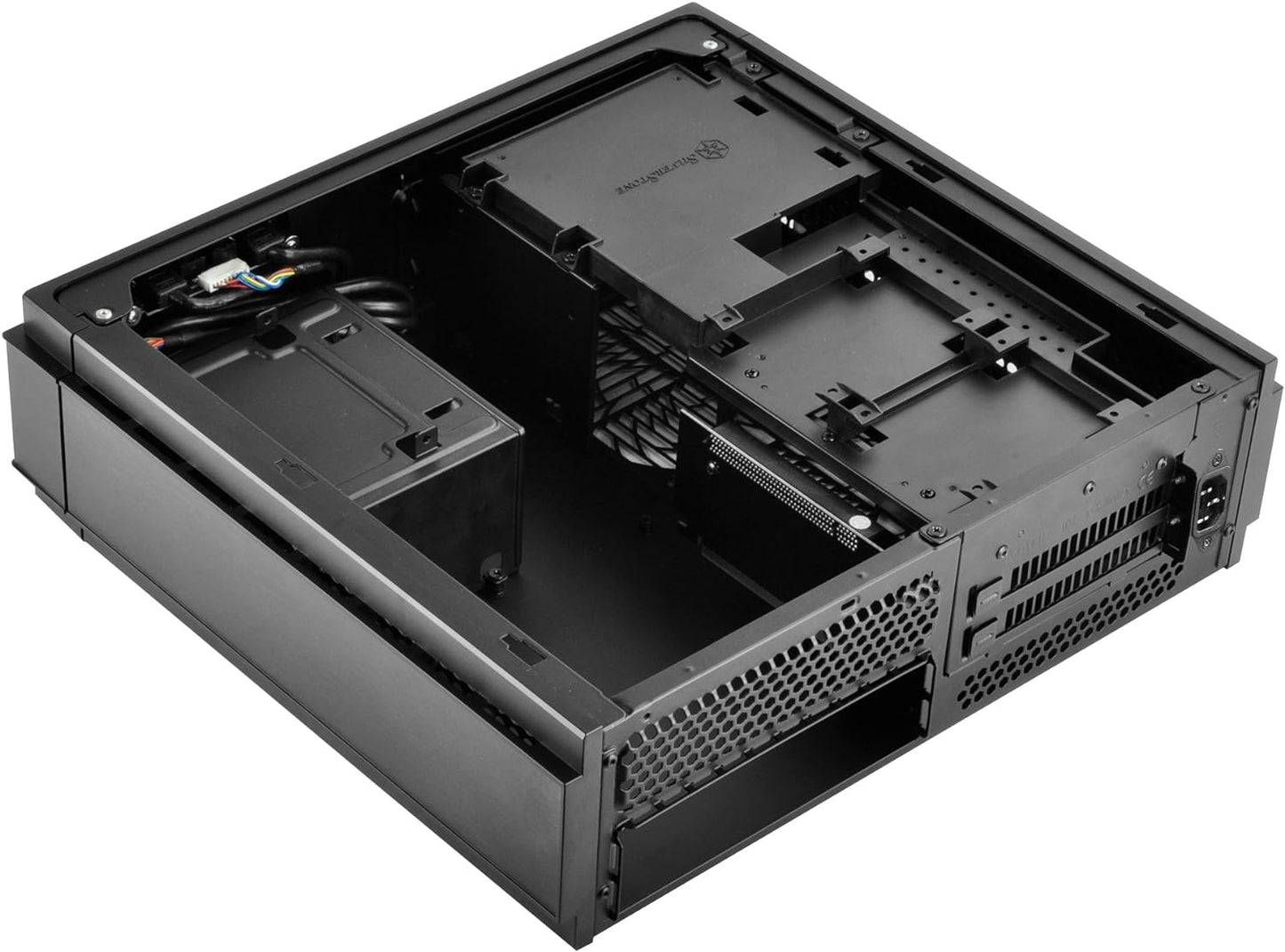 SilverStone Technology Gaming Slim Computer Case for Mini-Itx with Integrated RGB Lighting Cases (SST-RVZ03B-USA)