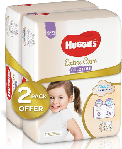 Huggies, Extra Care Culottes, Size 6, 15-25 kg, Super Mega Pack, 120 Diaper Pants