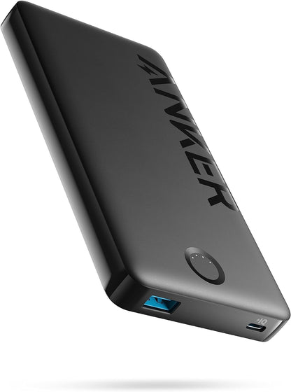 Anker USB-C Power Bank, 323 Portable Charger (PowerCore PIQ), High-Capacity 10,000mAh Battery Pack for iPhone 14/14 Pro / 14 Pro Max/Samsung/Pixel/LG (Cable and Charger Not Included) - CaveHubs