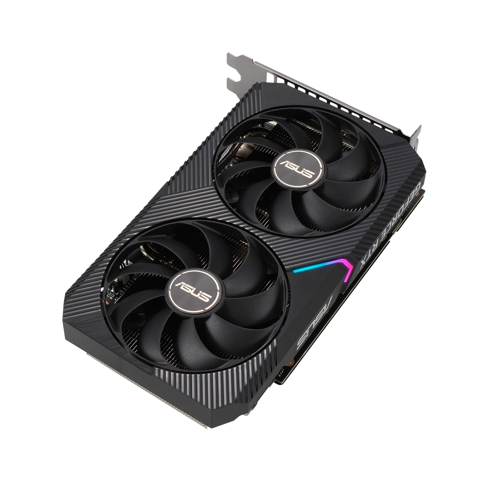 Asus Dual NVIDIA GeForce RTX 3060 V2 OC Edition Gaming Graphics Card, PCIe 4.0, 12GB GDDR6 Memory, HDMI 2.1, DisplayPort 1.4a, 2-Slot Design, 15Gbps, 192-bit - Black - CaveHubs