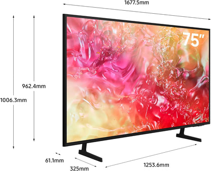 Samsung 55 Inch TV Crystal UHD Crystal Processor 4K Hub - UA55CU7000UXZN (2023 Model)