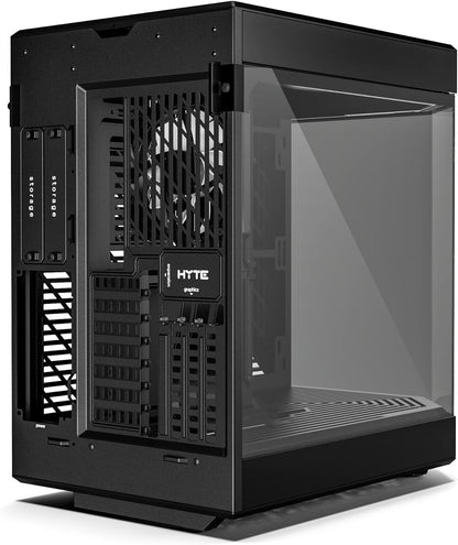 HYTE Y60 Modern Aesthetic Dual Chamber Panoramic Tempered Glass Mid-Tower ATX Computer Gaming Case with PCIE 4.0 Riser Cable Included, Red (CS-HYTE-Y60-BR)