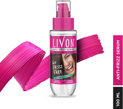 Livon Serum Reduces Hair Breakage Restores Hair Moisture Balance - 100 Ml, Packaging May Vary