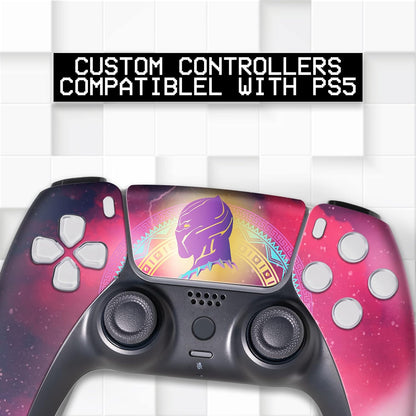 BCB Controller Customised for PS5 Controller Wireless. Original Playstation 5 Controller Compatible with Custom PS5 Remote Control Console. Customized with Permanent Hydro-dip Printing (Not a Skin)