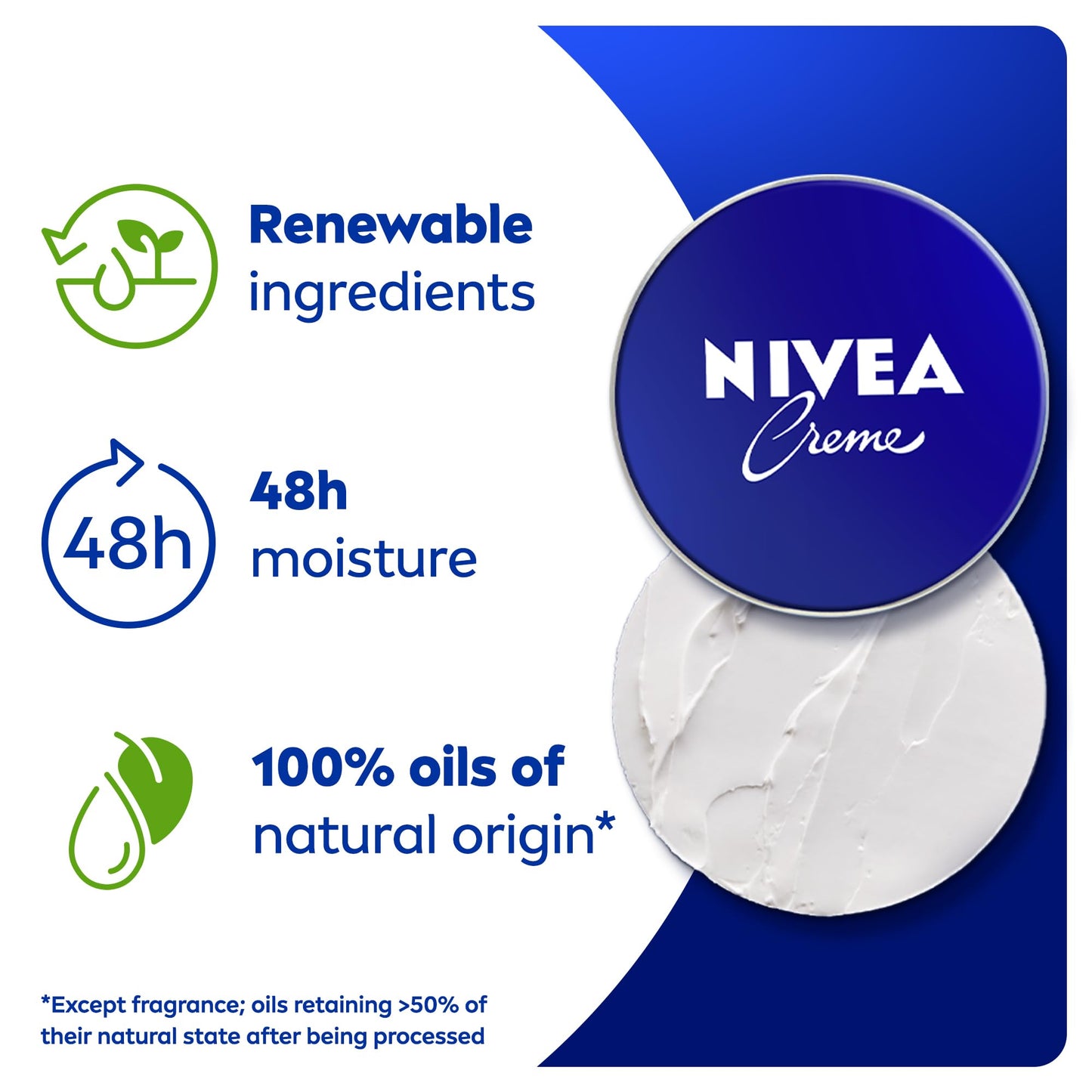 NIVEA Moisturising Cream, Universal All Pourpose Moisturizer for Face Body Hands, Tin 400ml