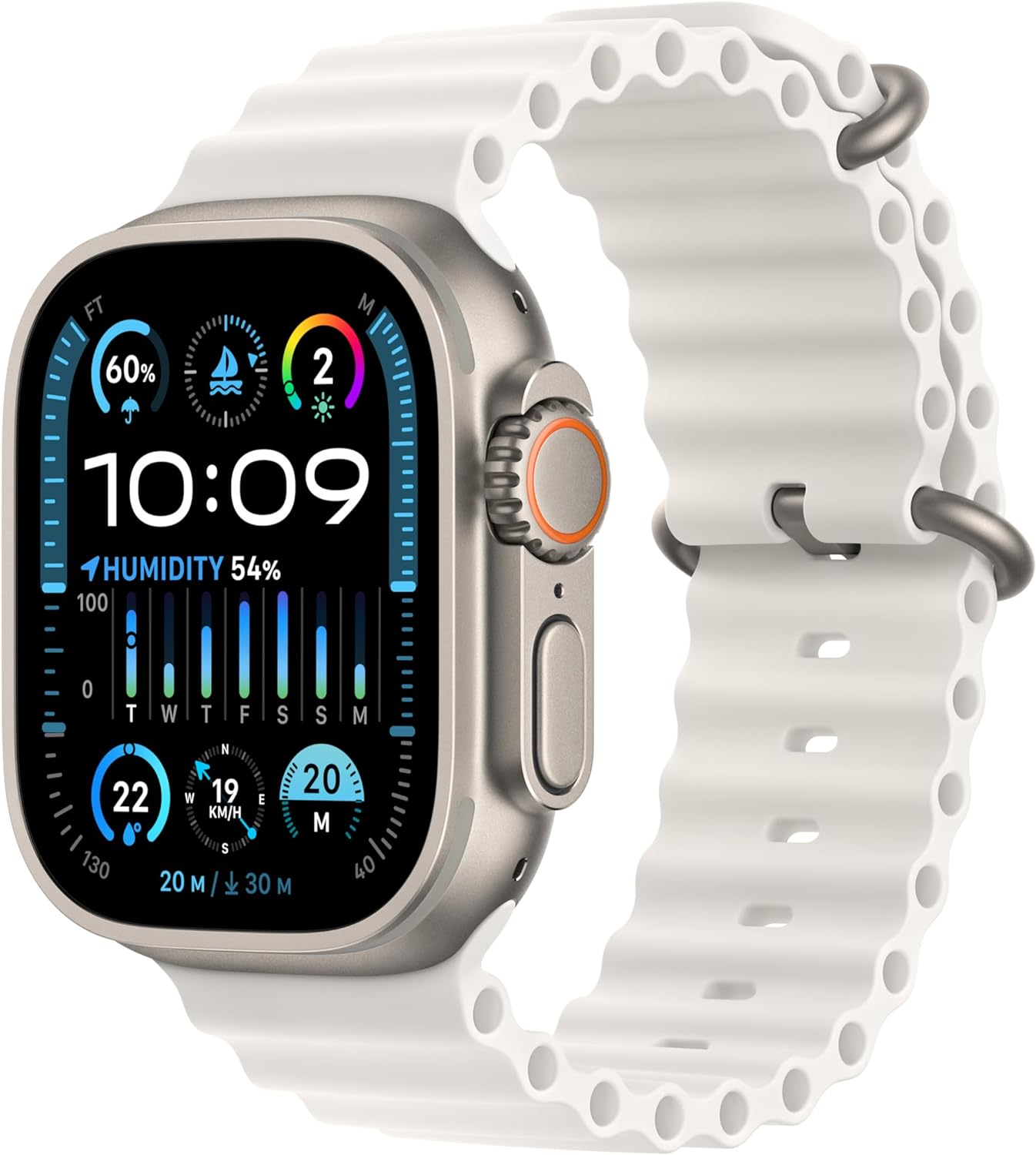 Apple Watch Ultra 2 [GPS + Cellular 49mm] Smartwatch with Rugged Titanium Case & Olive Alpine Loop Large. Fitness Tracker, Precision GPS, Action Button, Extra-Long Battery Life, Bright Retina Display