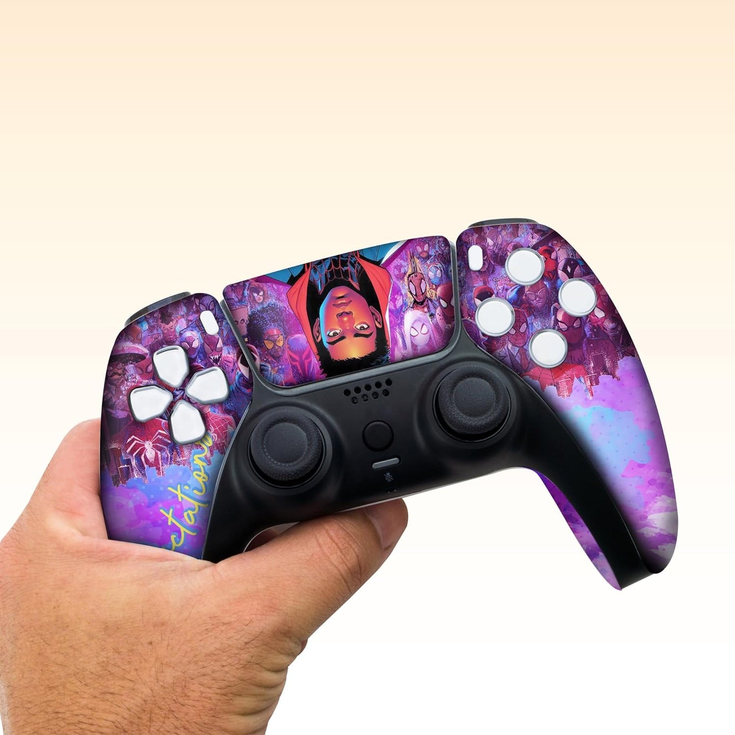 BCB Controller Customised for PS5 Controller Wireless. Original Playstation 5 Controller Compatible with Custom PS5 Remote Control Console. Customized with Permanent Hydro-dip Printing (Not a Skin)