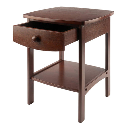 Winsome Accent Table, Wood, Walnut, Furniture